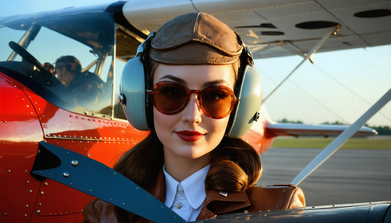 aviator Pin Up